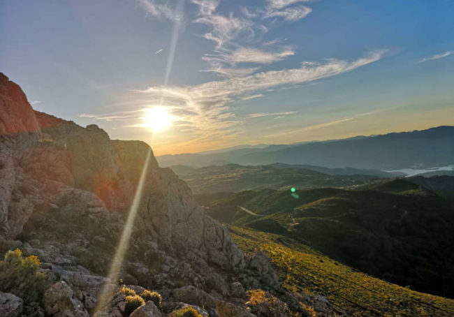 sardynia montalbo trekking o zachodzie slonca siniscola wycieczki baronia