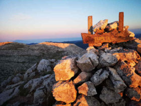 Juz na szczycie Punta Cupeti 1029 m.n.p.m.