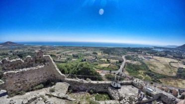 sardynia posada ruiny zamku castello della fava