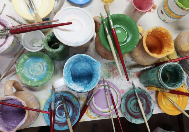 Kolorowa pracownia ceramiki