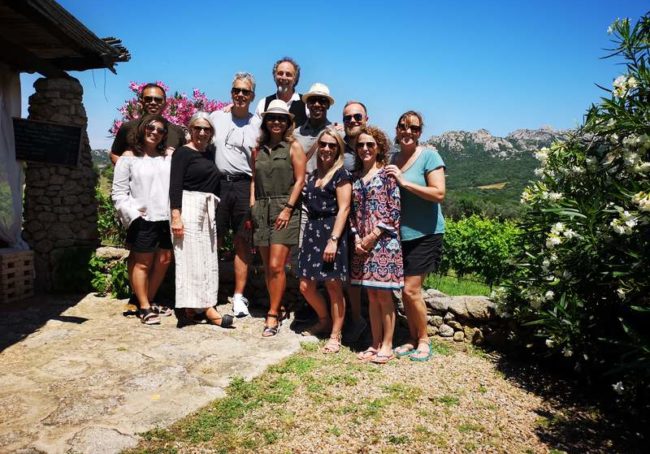 Jedna z naszych grup podczas winnych eksploracji w regionie Gallura