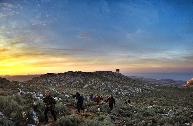 Montalbo di Siniscola, trekking o zachodzie słońca